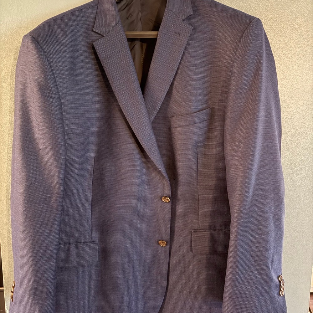 Jos A Bank Reserve 1905 Blazer 52R Dark Blue Sport Coat